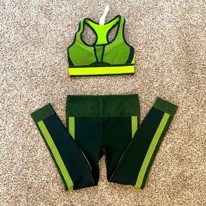 Fabletics leggings + sports bra